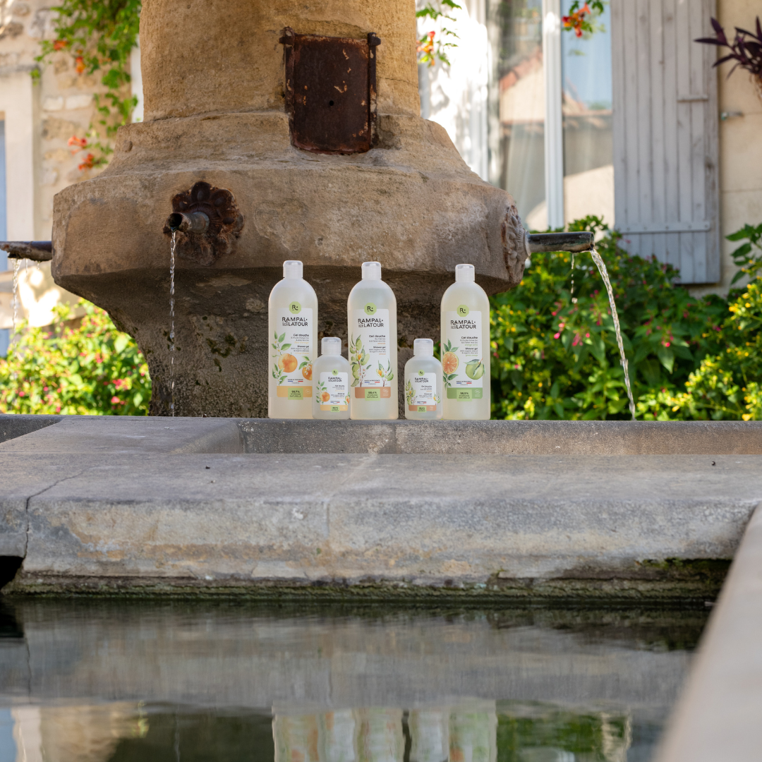 Shower gel certified organic Orange Blossom 1L - Ecocert Organic Cosmetics