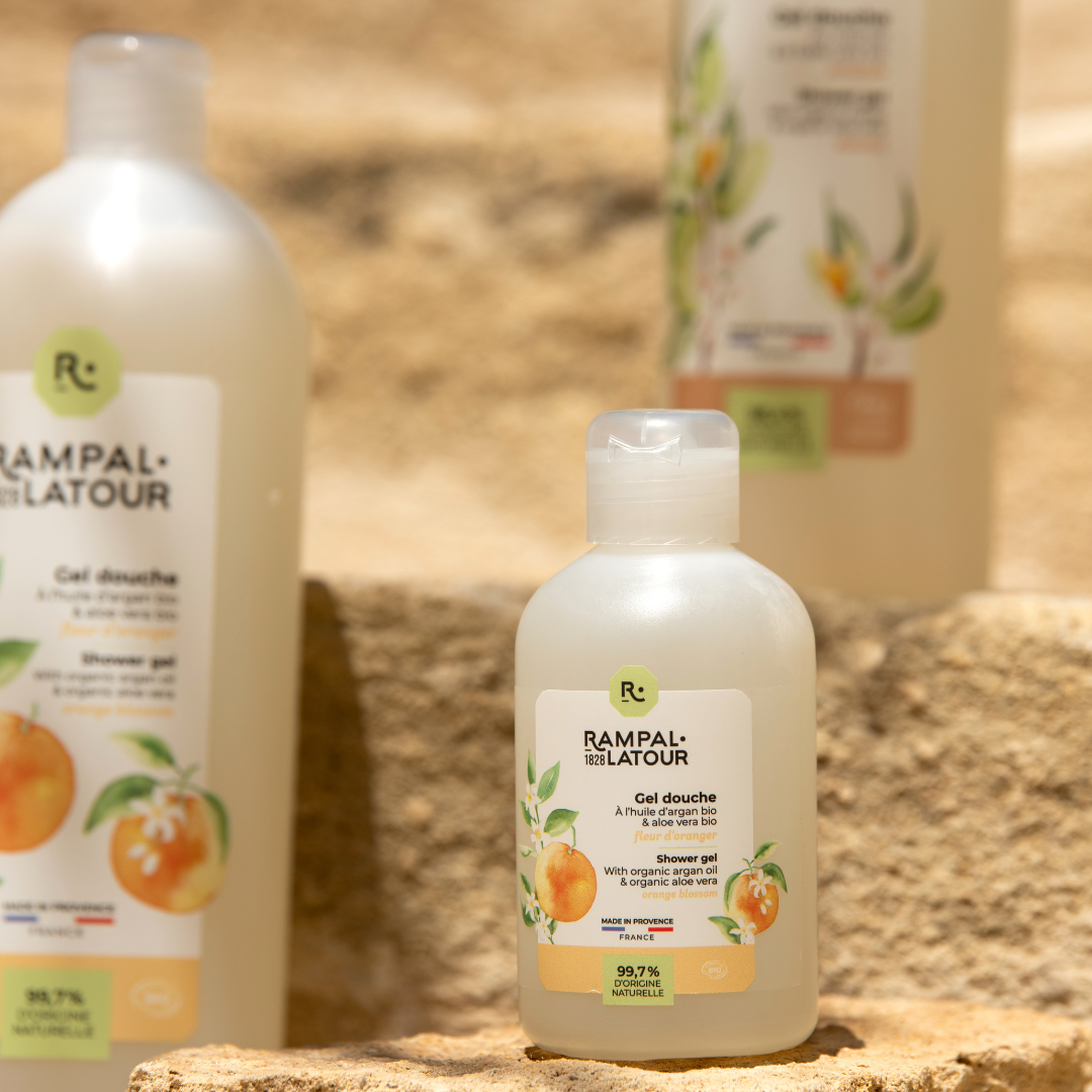 Shower gel certified organic Orange Blossom 1L - Ecocert Organic Cosmetics