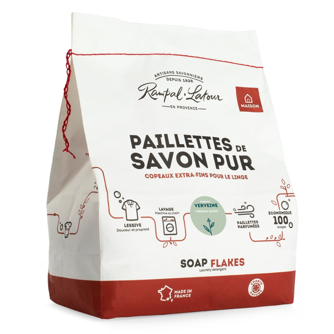Paillettes de savon pur pour le linge Verveine 1.5kg