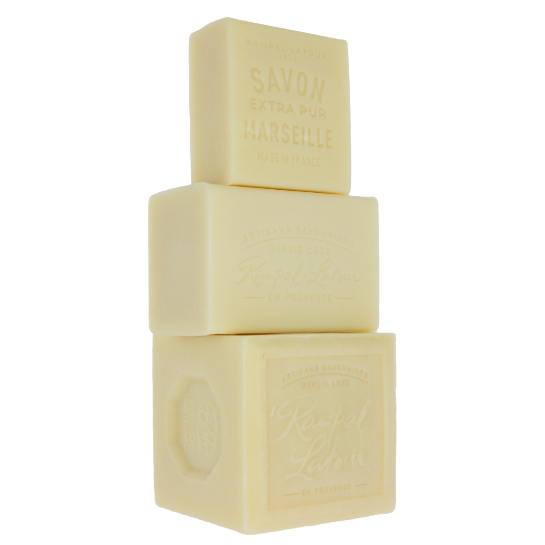 Lot of 3 Marseille soaps made with vegetable oils