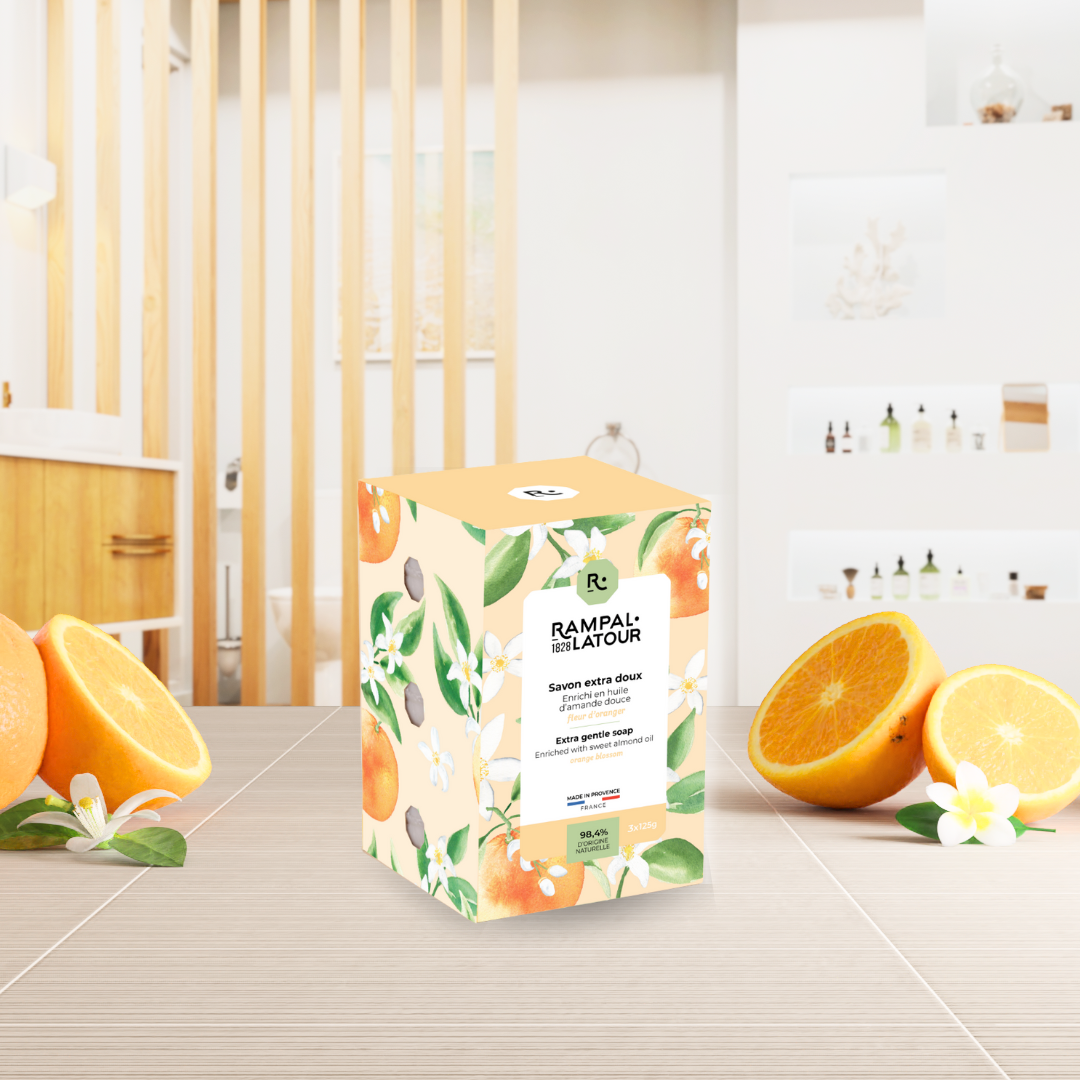 Superfatted Orange Blossom Soap 3x125g