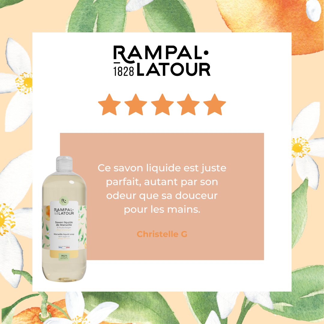 Liquid Marseille soap, orange blossom 1L