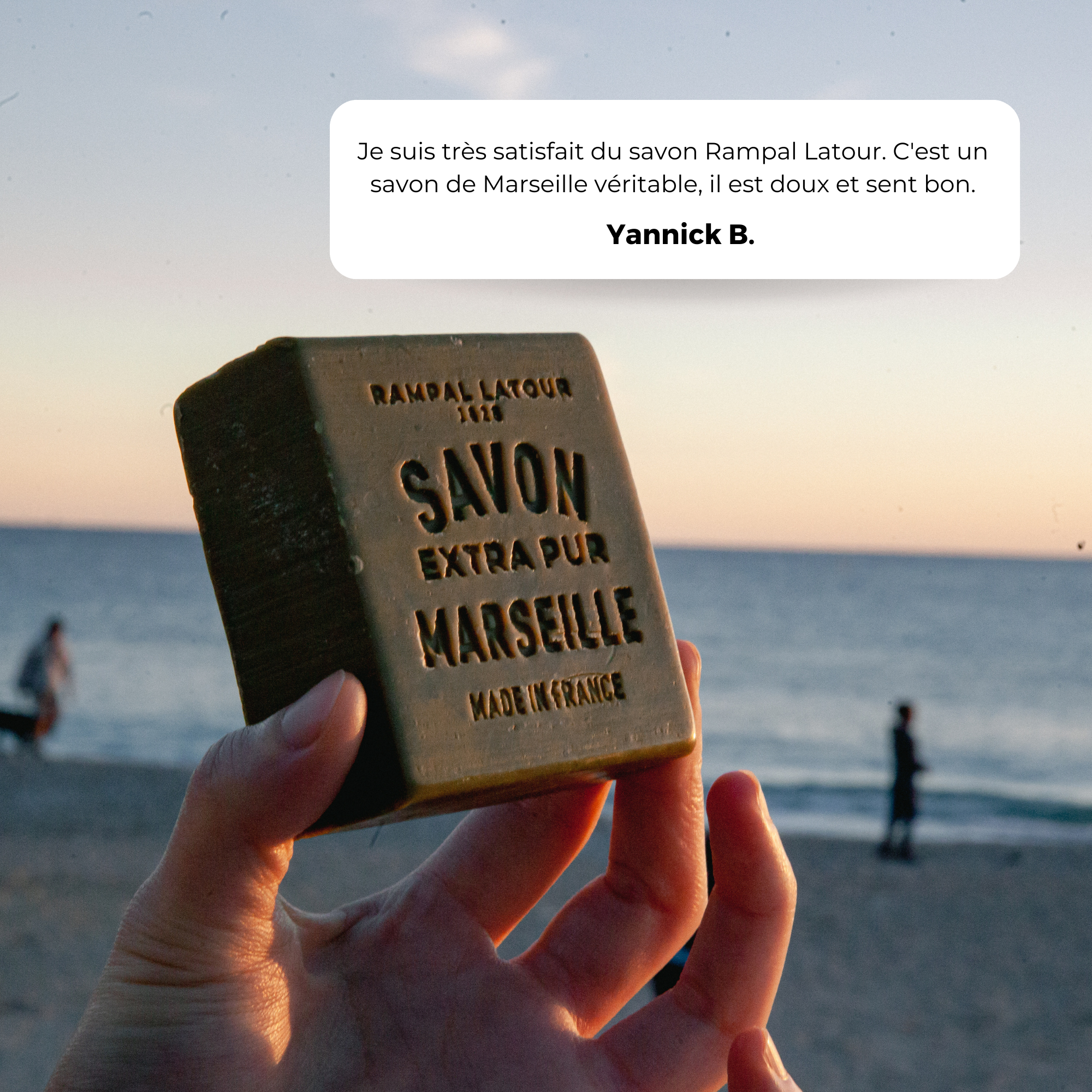 Savon de Marseille à l'huile d'olive 150g - Cosmos Natural