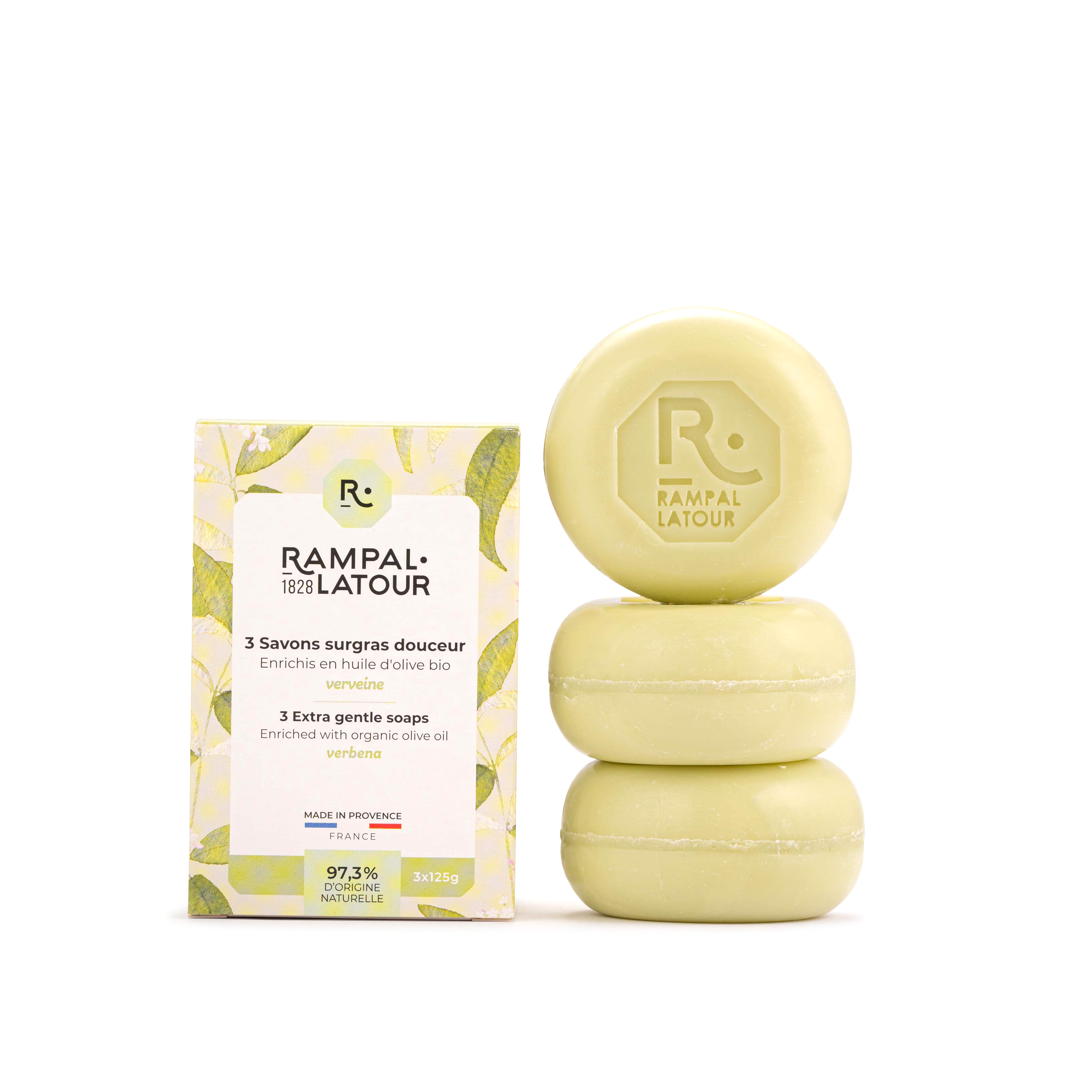 Verbena Superfat Soap 3x125g