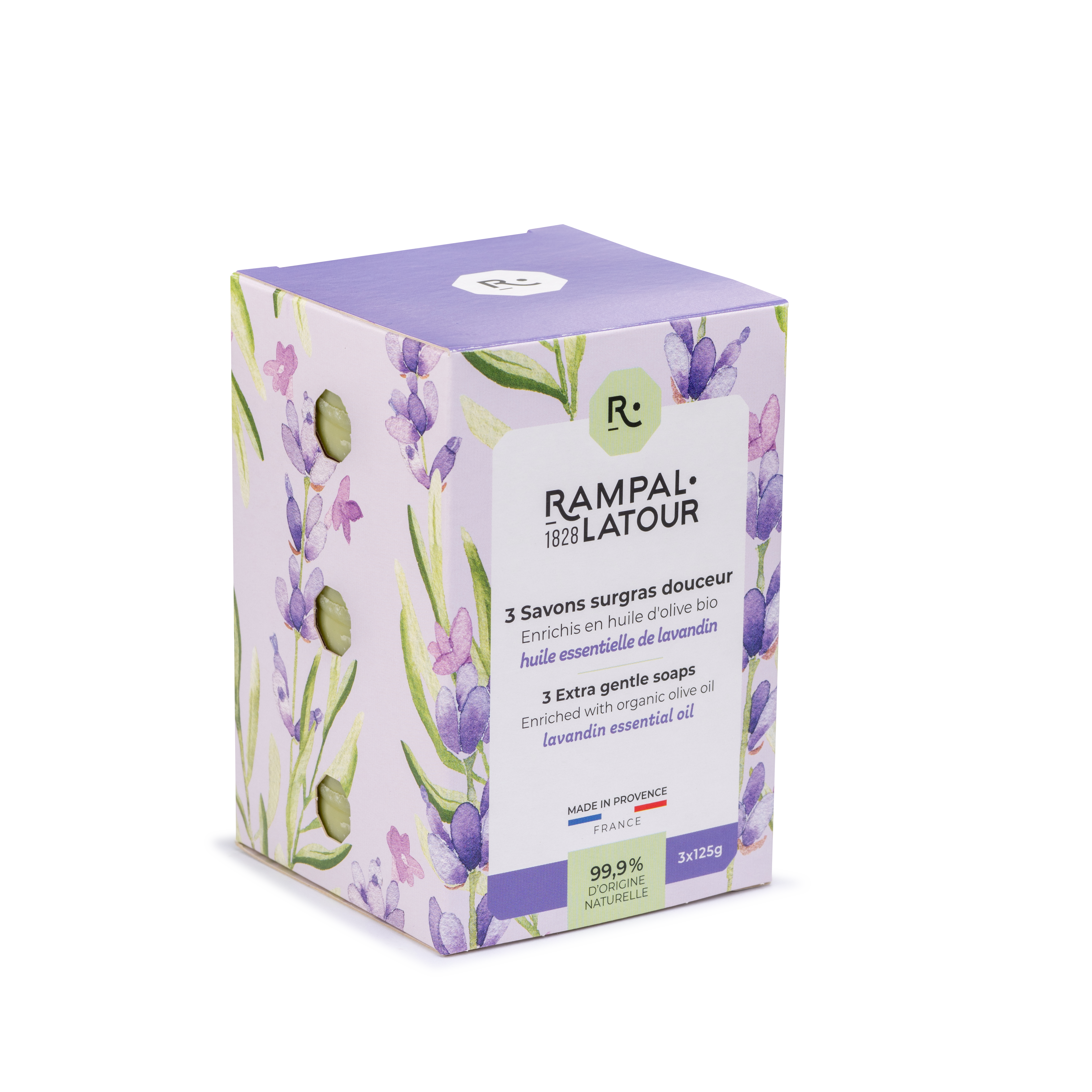 Lavender superfatted soap 3x125g