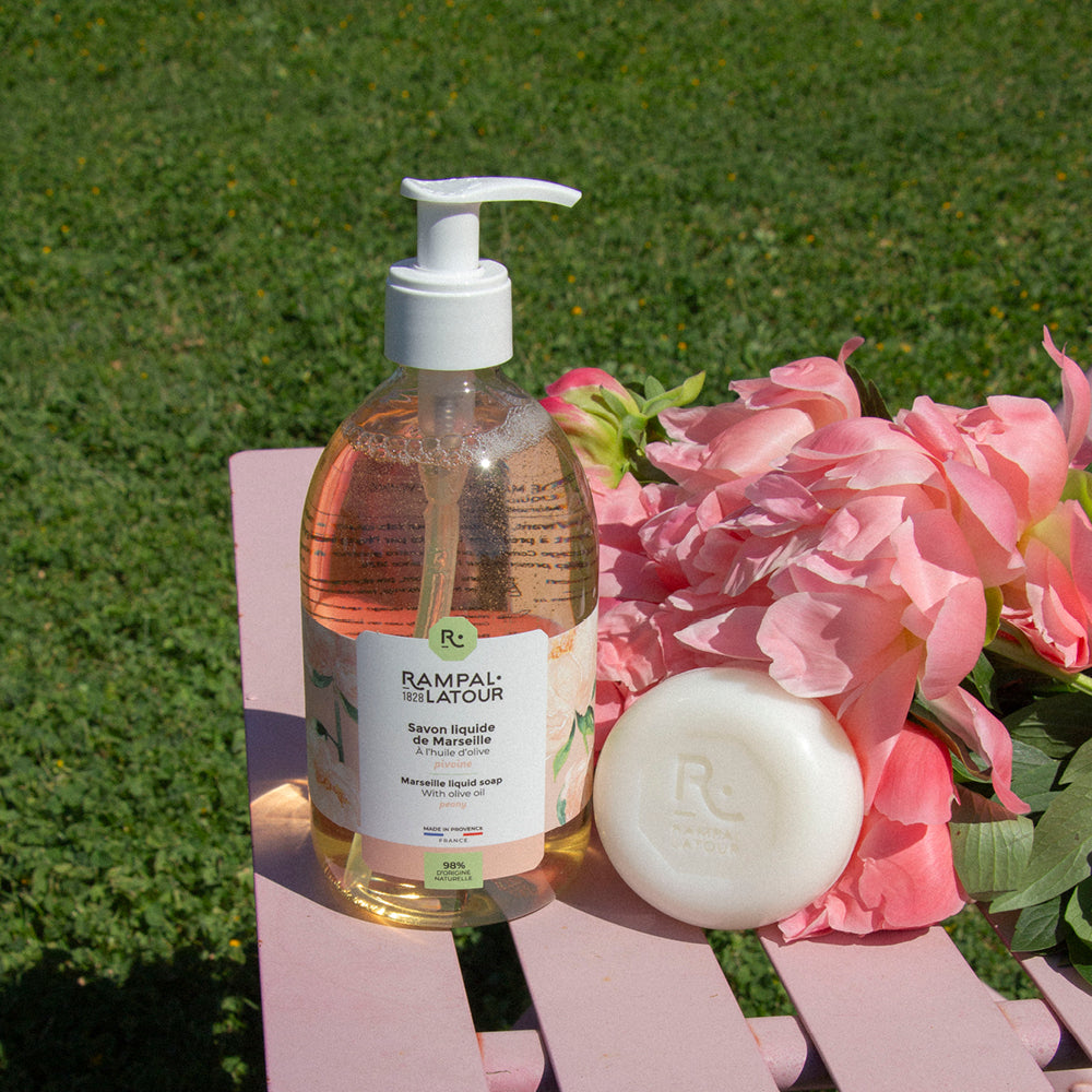 Savon liquide de Marseille Pivoine 500ml