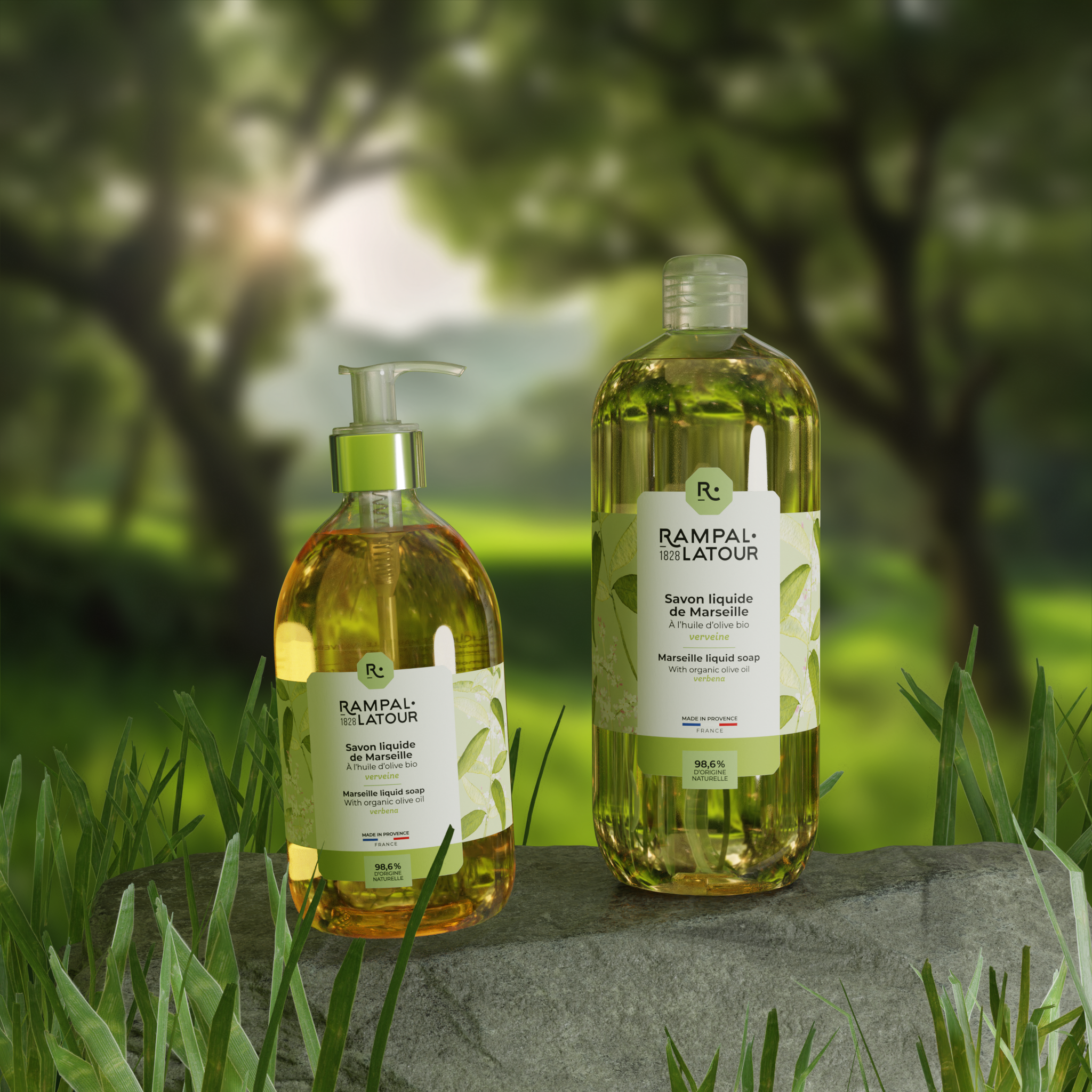 Liquid Marseille soap Verbena 1L