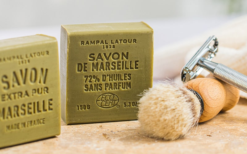 Savon de Marseille pour le rasage