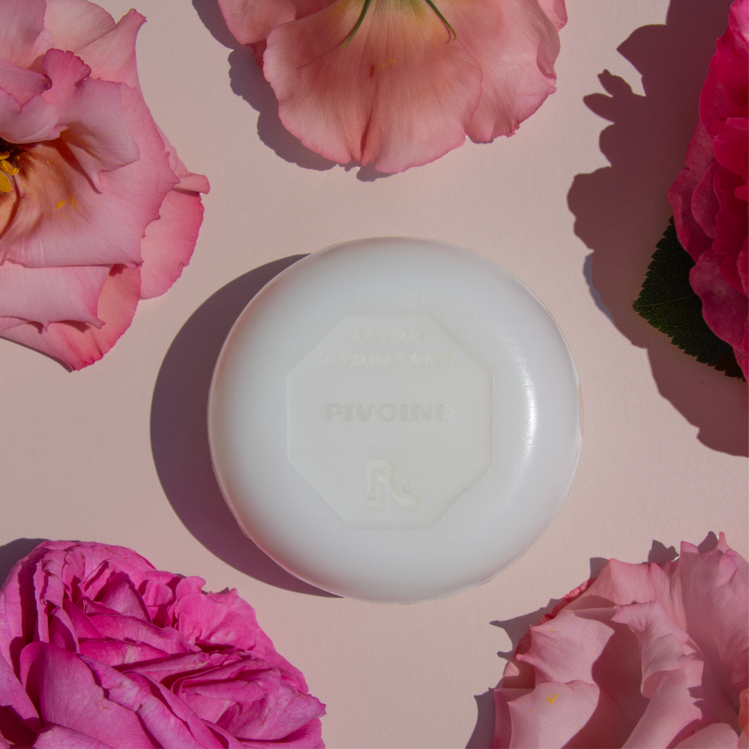 Savon surgras en coffret pivoine 125g