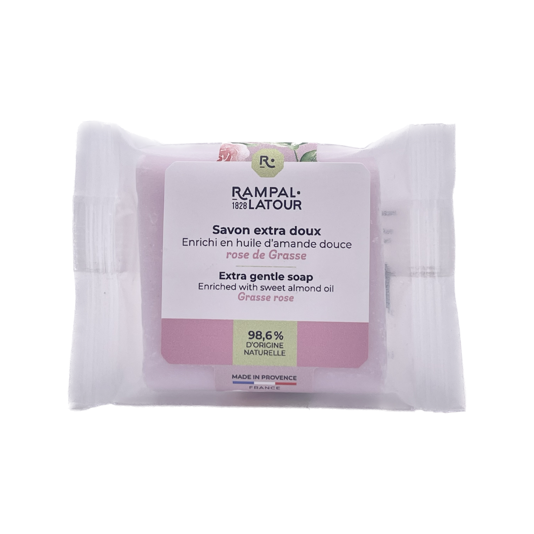 Mini savon surgras Rose de Grasse 25g