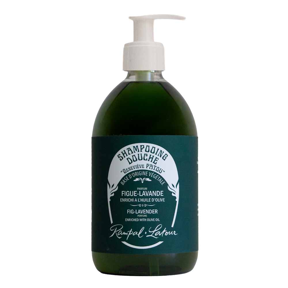 Gel douche shampoing historique Figue-Lavande 500ml