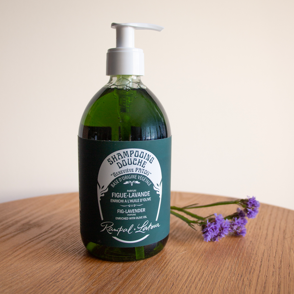Gel douche shampoing historique Figue-Lavande 500ml