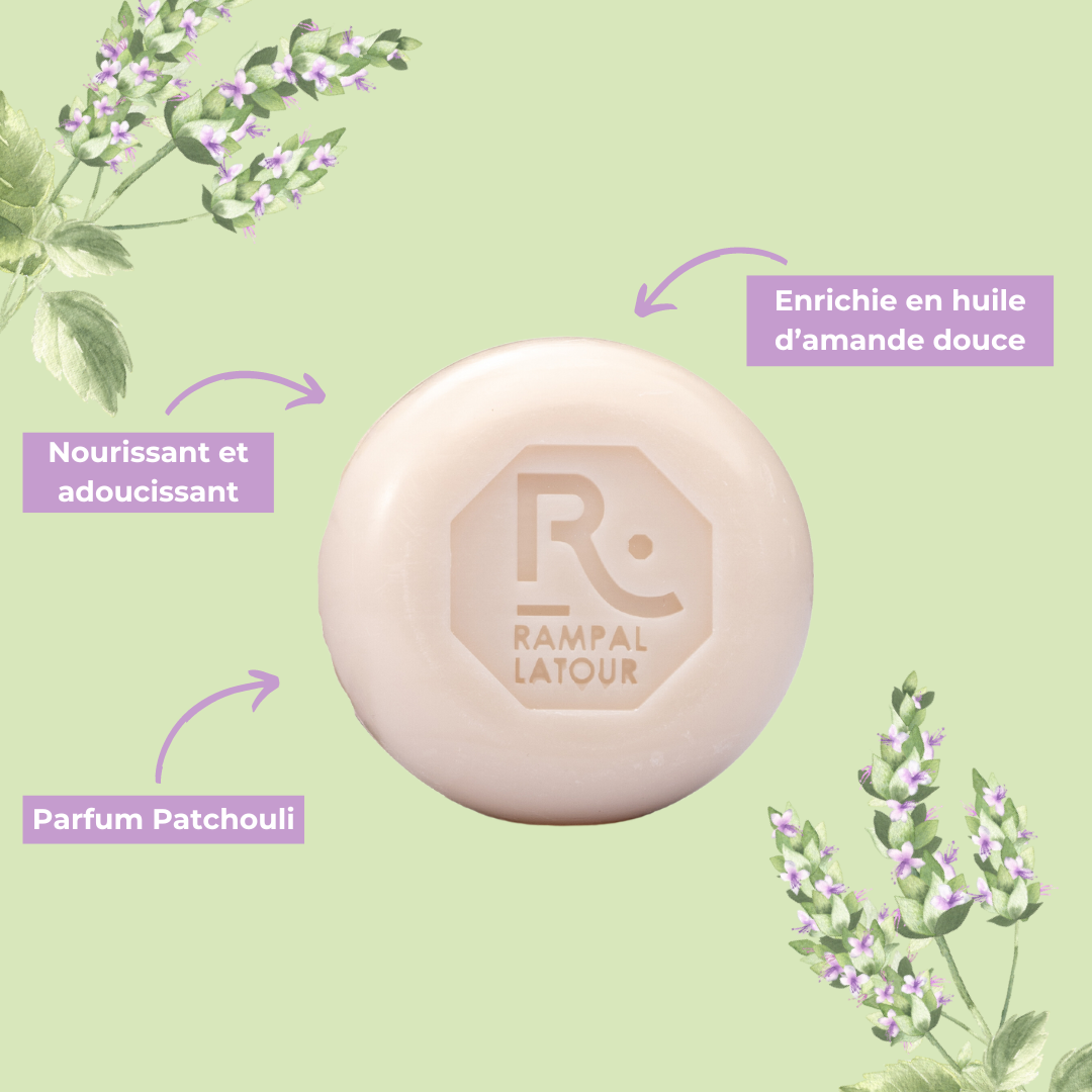 Savon surgras en coffret Patchouli 125g