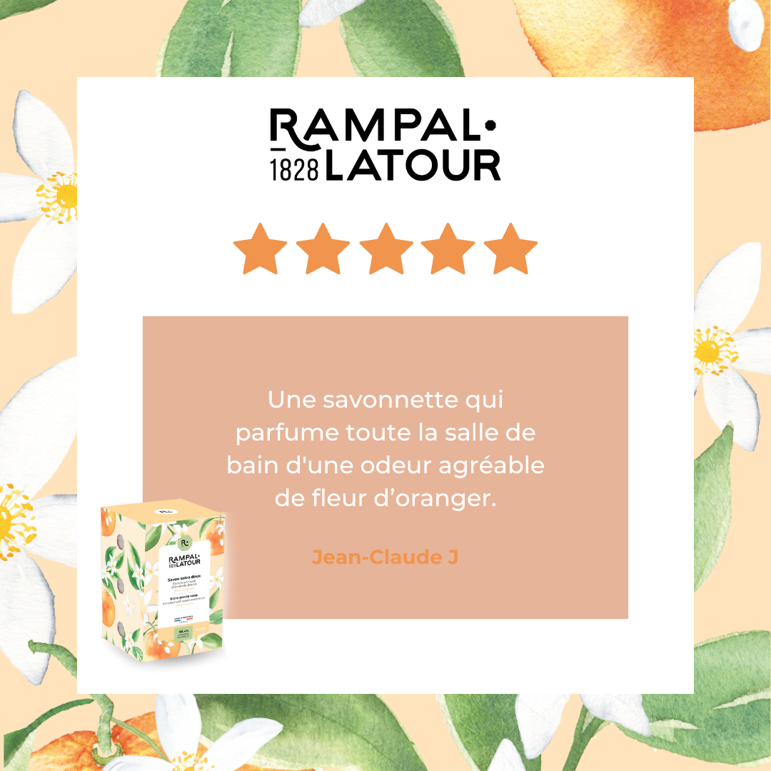 Superfatted Orange Blossom Soap 3x125g