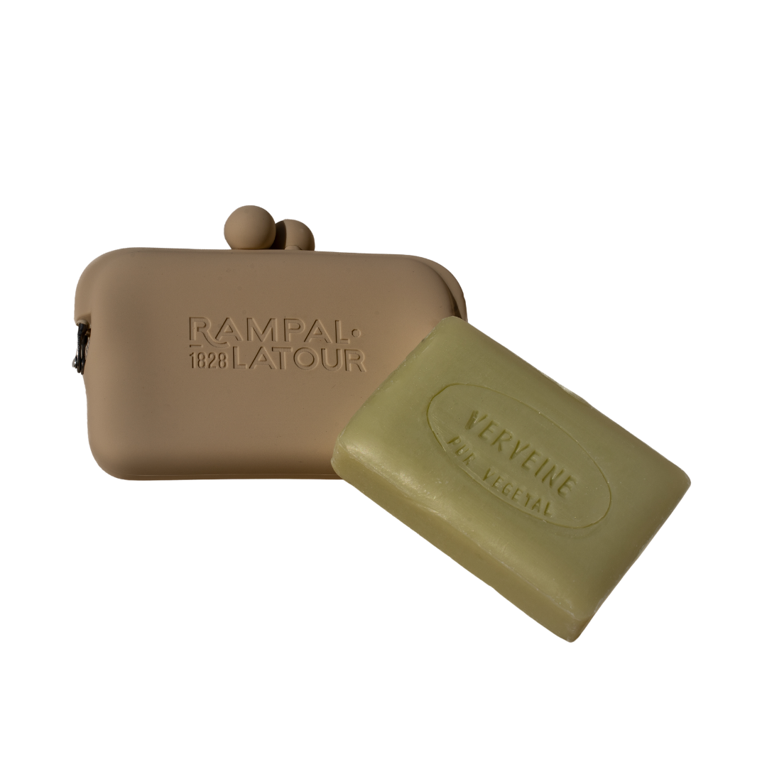 Soap dish for rectangular soap, 100g, cream