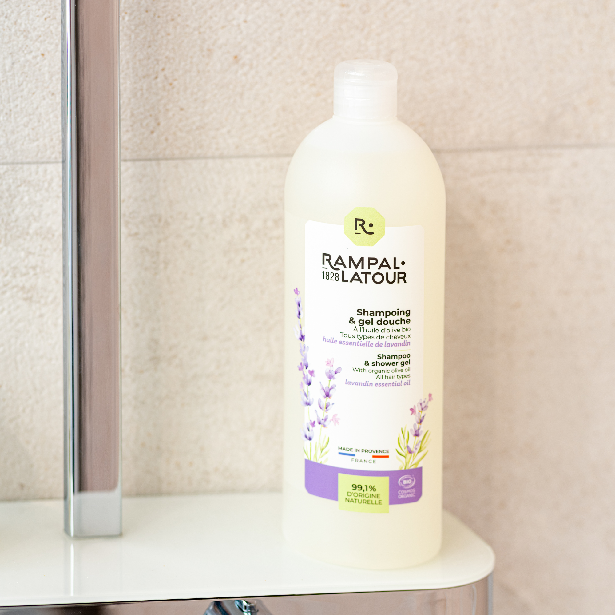 Shampoing douche certifié bio Lavandin 1L - Cosmos Organic