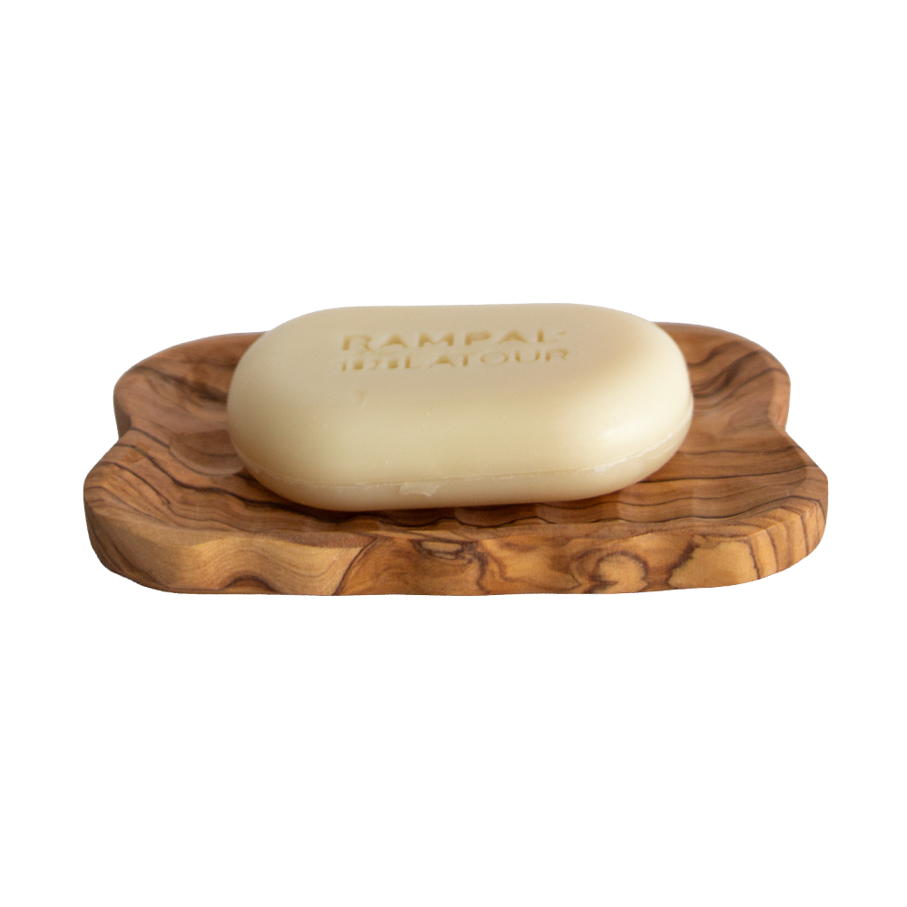 Porte-savon en bois d'olivier