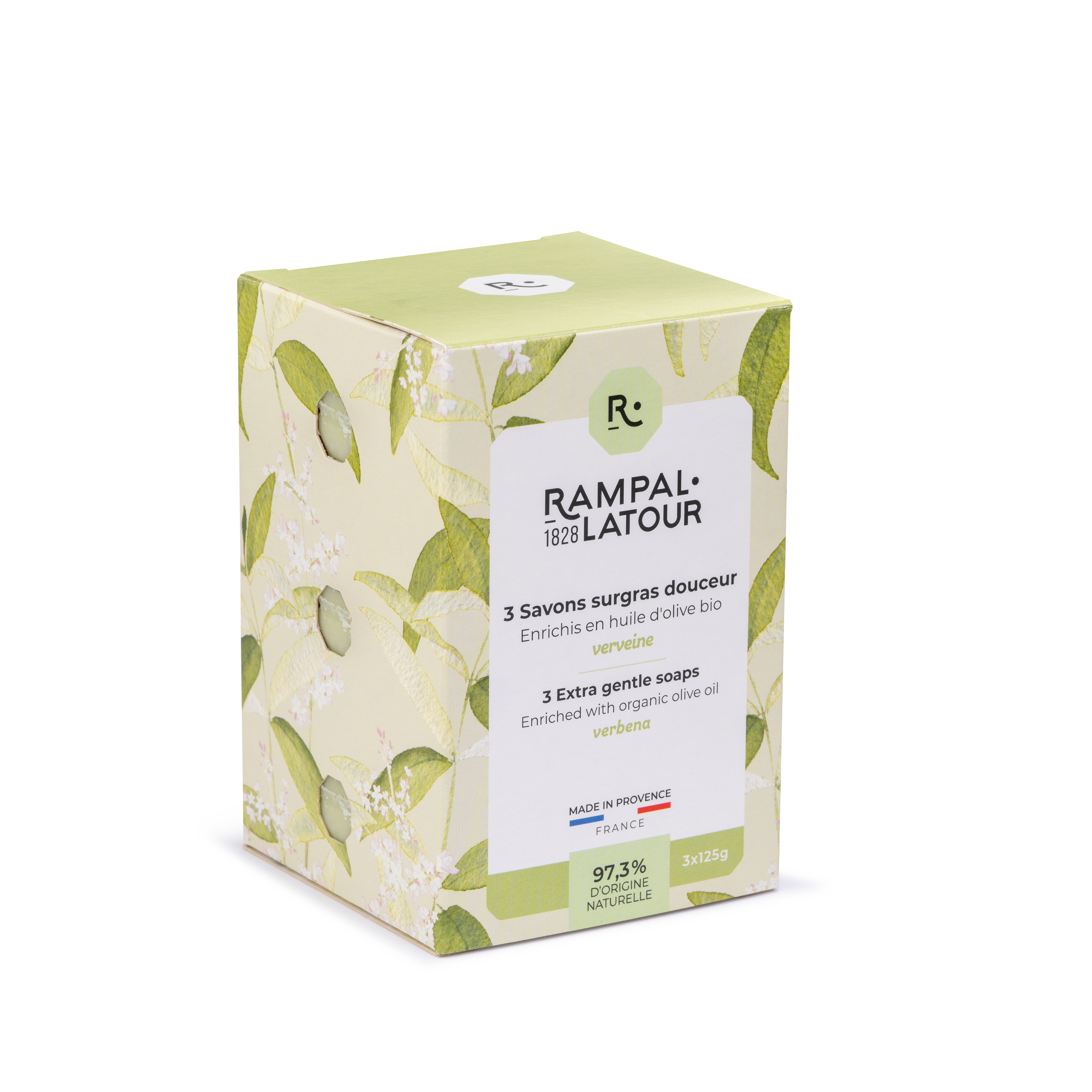 Savon surgras Verveine 3x125g