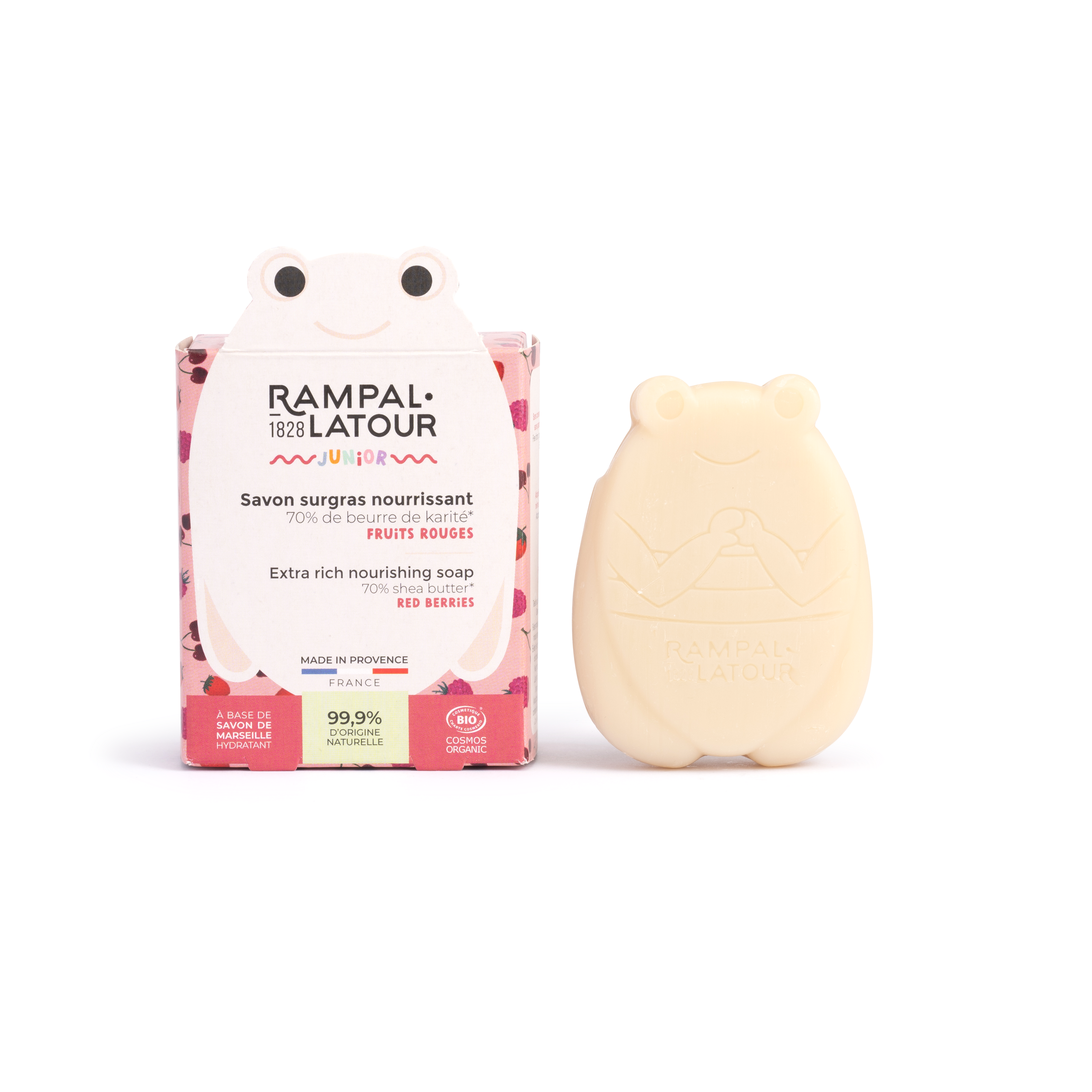 Savon nourrissant junior, fruits rouges, 80g