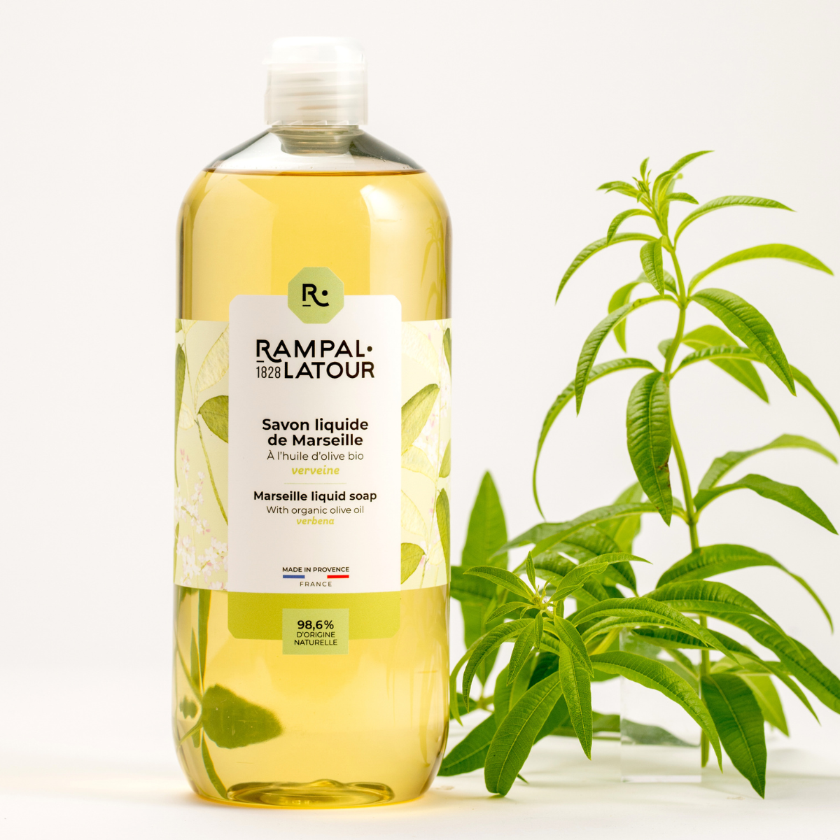 Savon liquide de Marseille Verveine 1L