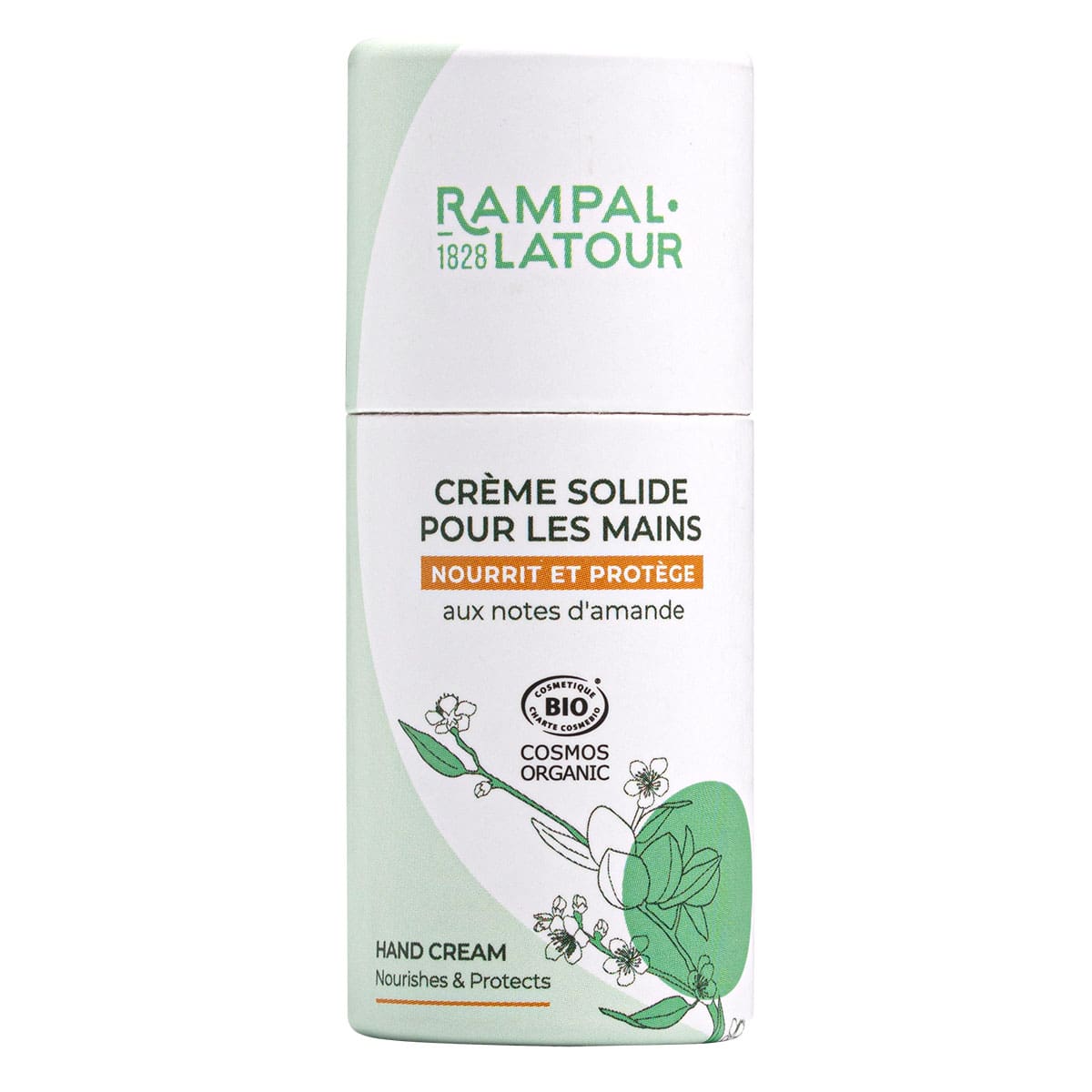 Crème solide pour les mains Amande 27g - Cosmos Organic