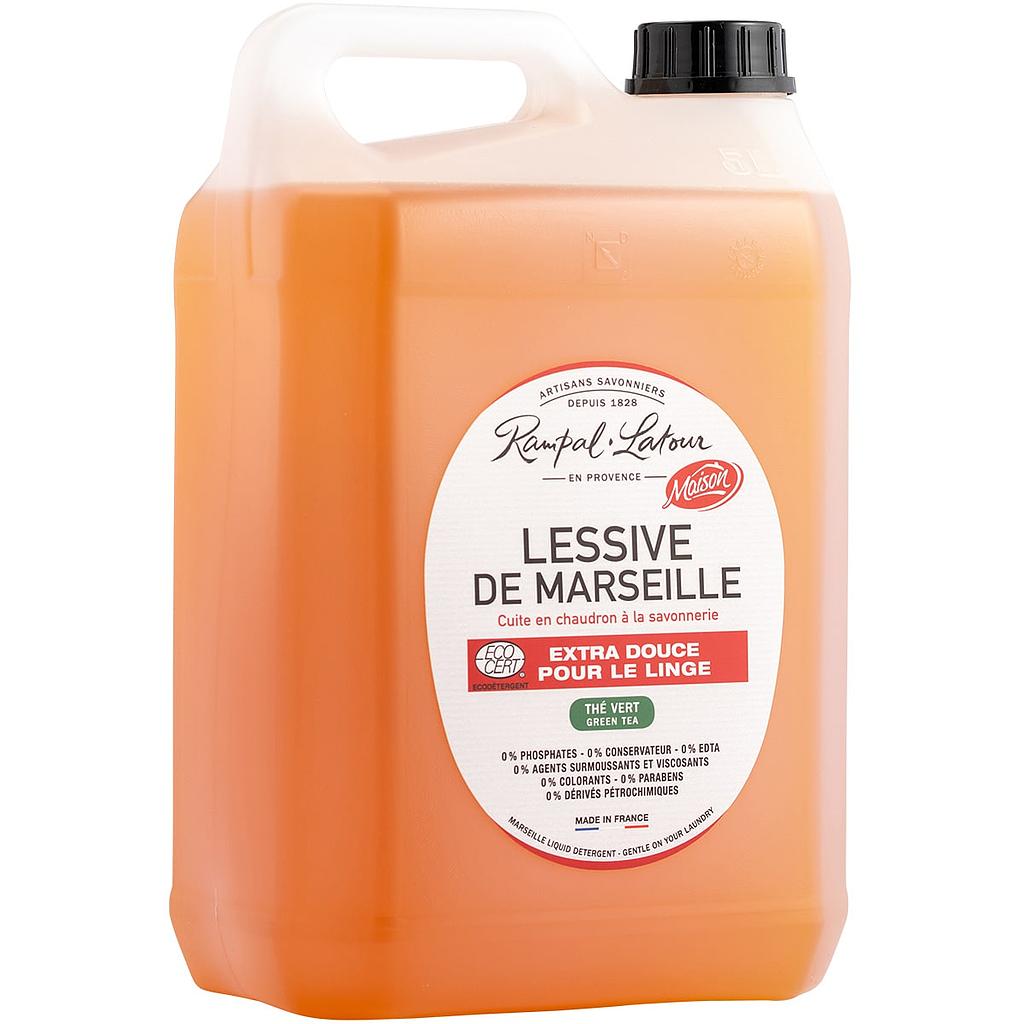 Lessive liquide de Marseille Thé vert 5L - Ecodétergent